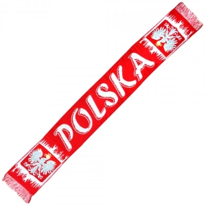 Szalik patriotyczny Polska V - kibicowski